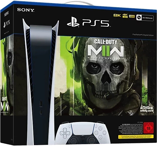 Sony PlayStation 5 (PS5) Digital Edition + Call of Duty: Modern Warfare II