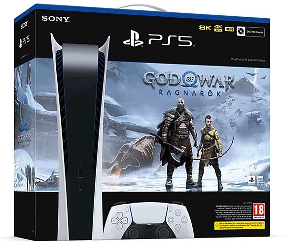 Sony Playstation 5 Digital Edition + God Of War: Ragnarok