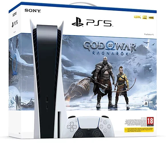 Sony PlayStation 5 (PS5) + God of War: Ragnarok a € 579,90 (oggi