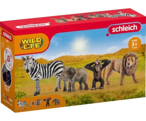 Schleich Kit de base : Animaux sauvages pas cher 