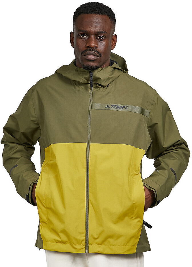 Adidas Terrex Jacket Multi RAIN.RDY focus olive ab 71 99 Preisvergleich bei idealo