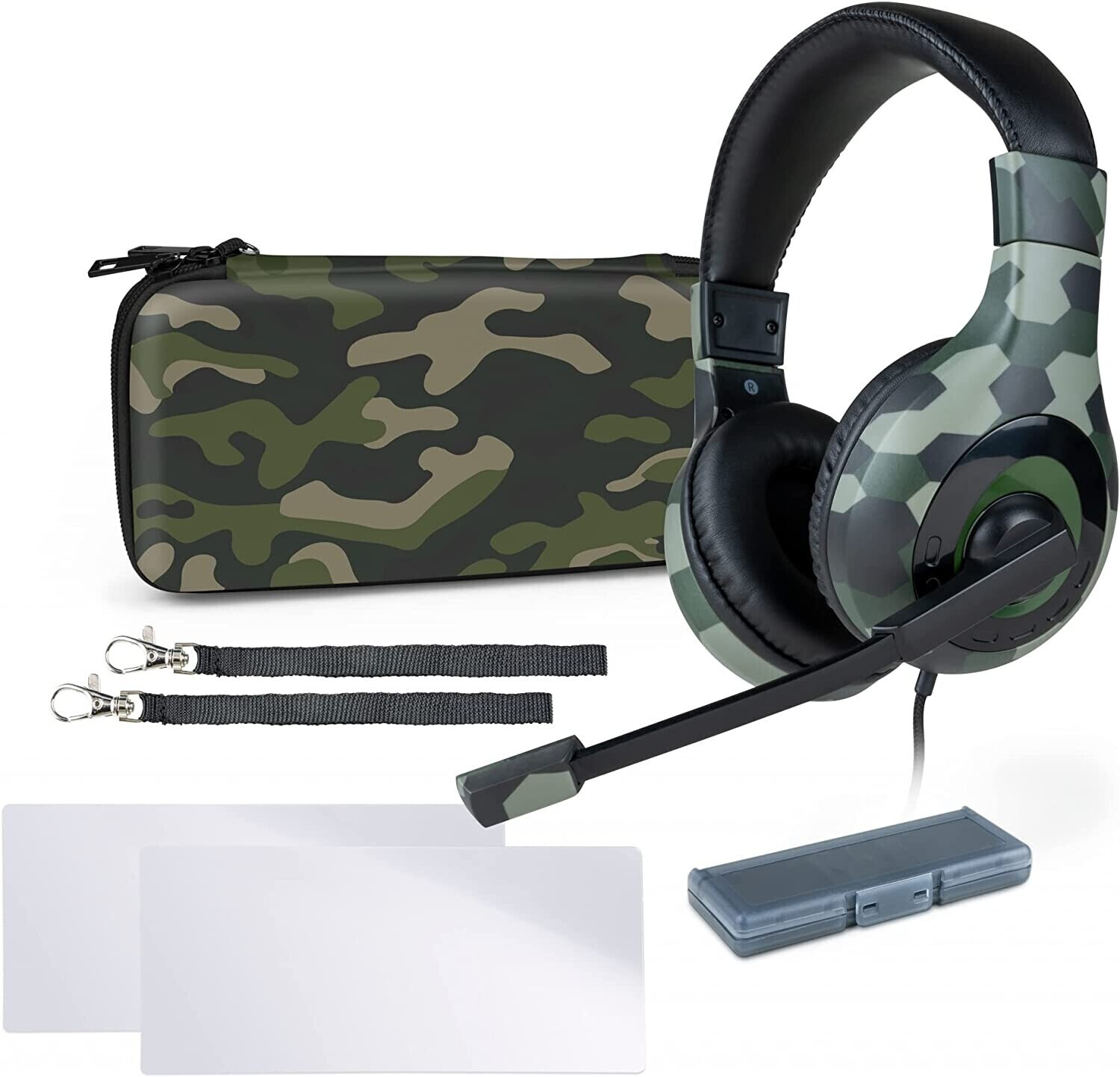 Bigben Nintendo Switch 6-in-1 Essential Camo Pack