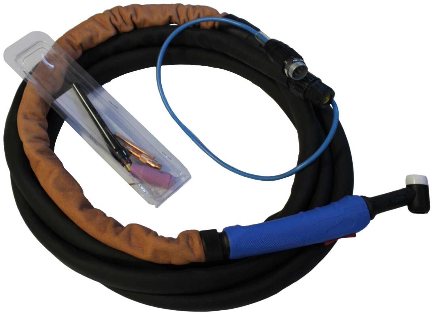 Kohlefaserpinsel Für WIG Brenner – Mit PTFE-Hülsen, Zur Entfernung Von Anlauffarben, Gewinde 7,9 Mm