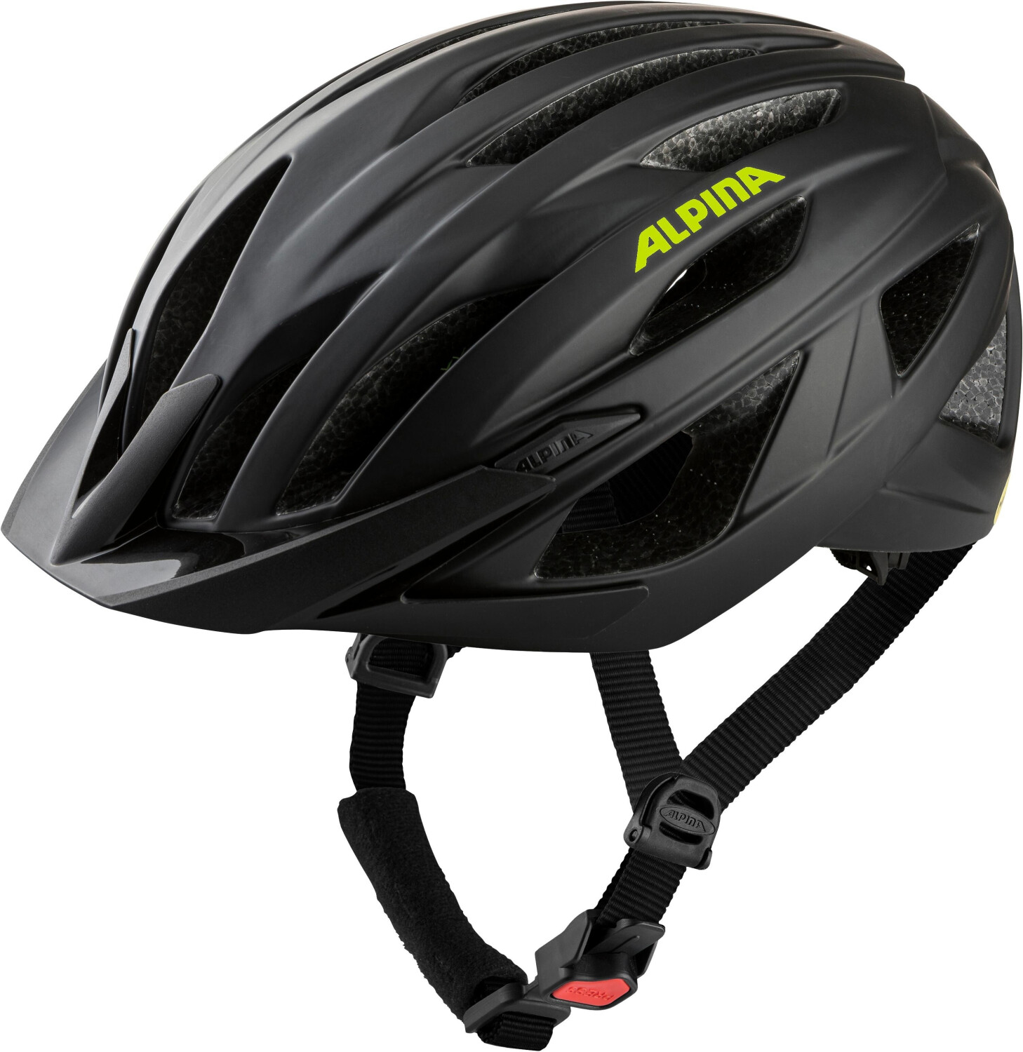 Alpina Sports Parana helmet black-neon yellow matt