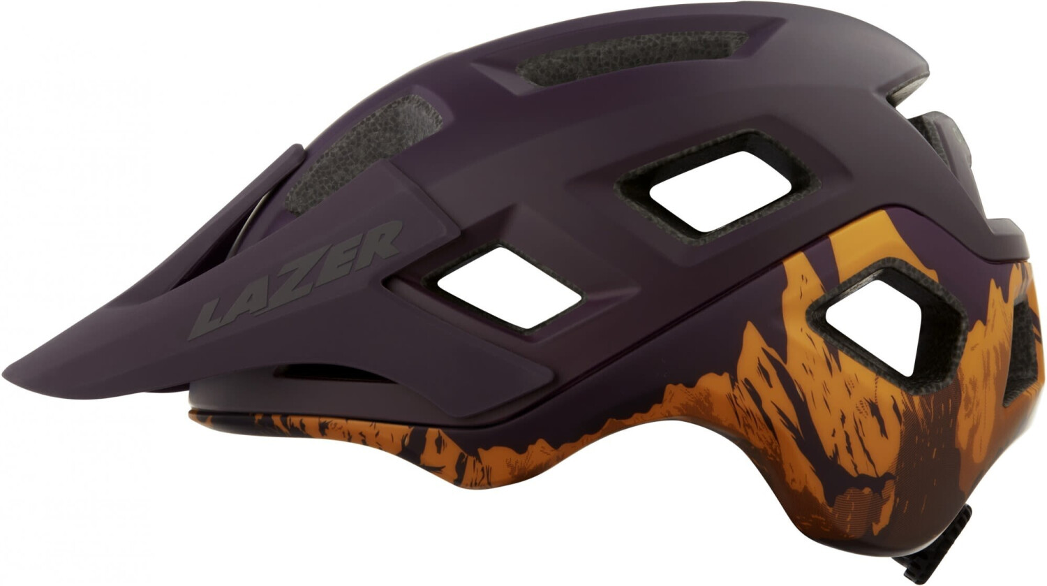 Lazer Coyote MTB-helmet matte mulberry orange
