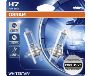 Osram GLL H7 Whitestar 2er-Set 12V 60/55W ( 64210DR1-02B) ab 26,89 €