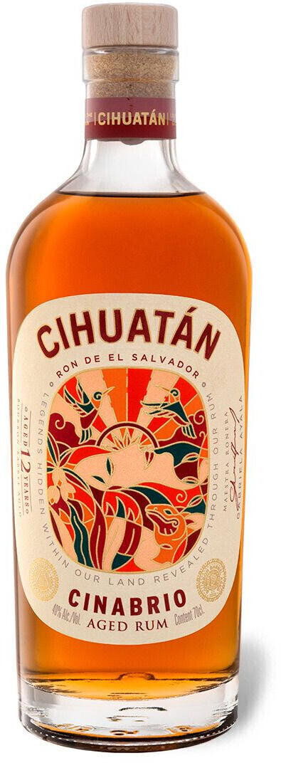 Ron Cihuatán Cinabrio Ron de El Salvador 0,7l 40%