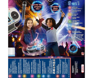 Vtech - Kidi Superstar DJ Studio Noir - Micro Enfant avec Boule Disco,  Table de Mixage et Possibilité d'Effacer la Voix du Chanteur - 6/12 Ans -  Version FR : : Jeux et Jouets