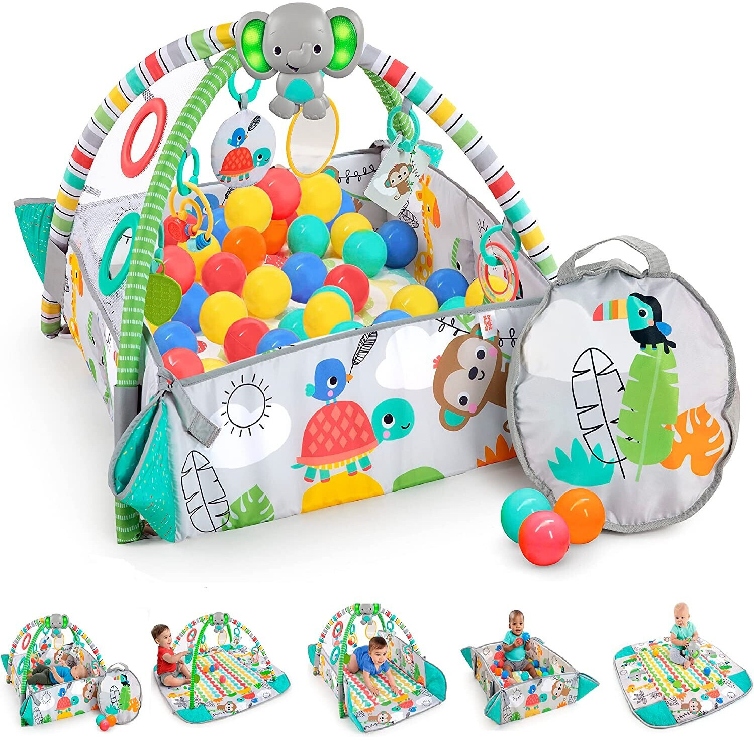 Bright Starts 5-in-1 Your Way Ball Play Tropics - Totally