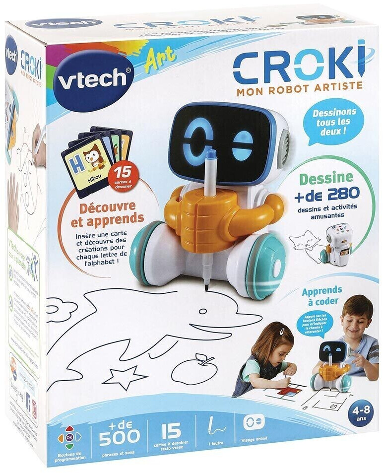 Vtech Croki, mon robot artiste au meilleur prix sur