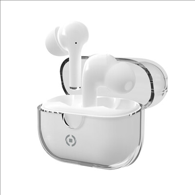 Celly Clear TWS Earphones white