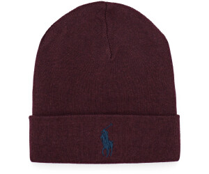 Burgundy polo cheap beanie