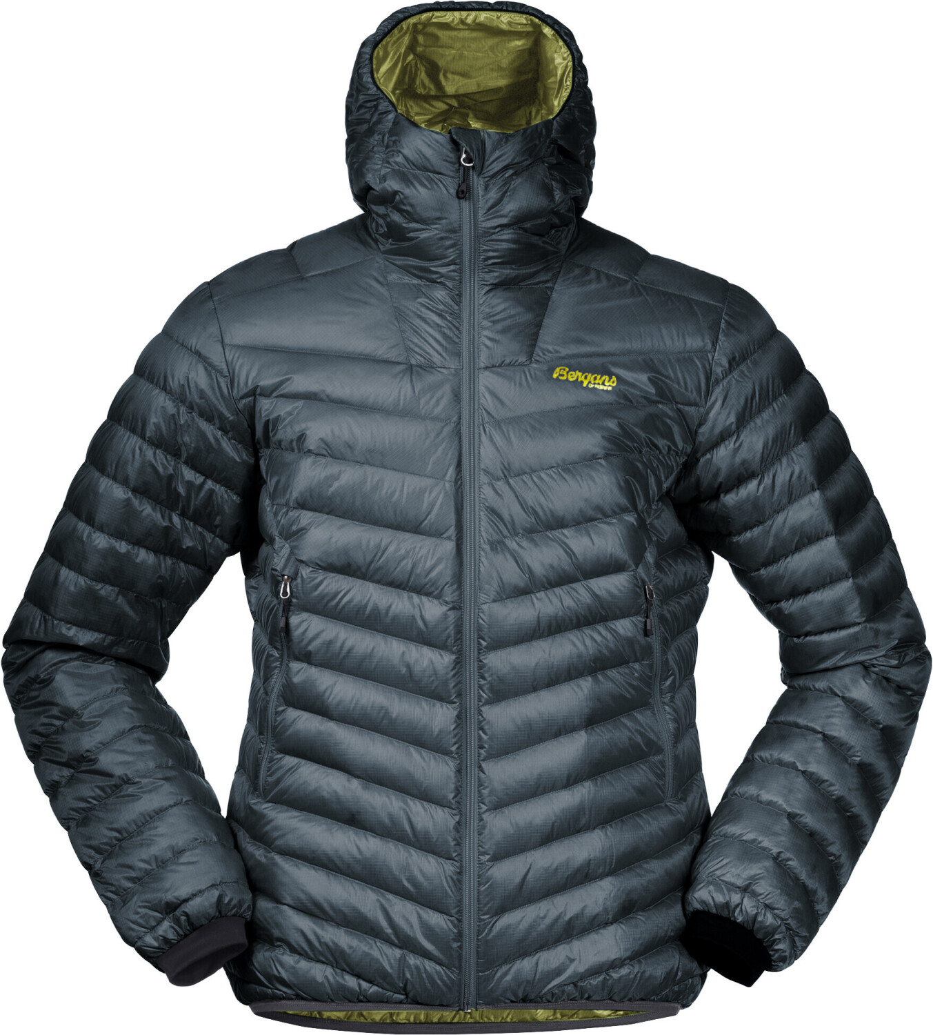 Bergans Senja Down Light Jacket W/Hood orion blue/green oasis ab 198,00
