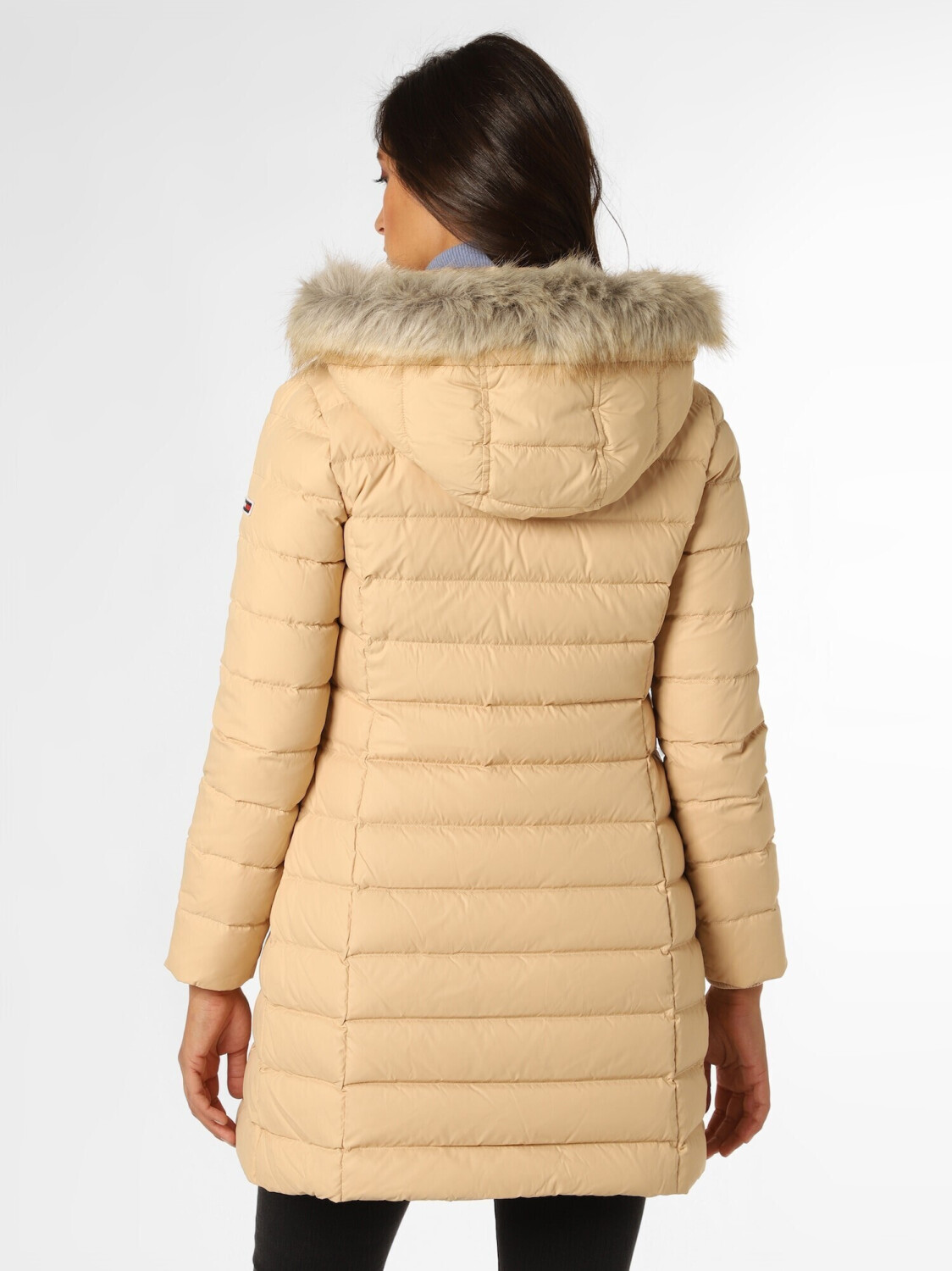 Essential hooded coat tommy hilfiger store