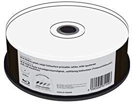 MediaRange BD-R 25GB 6x printable 25pk Cakebox