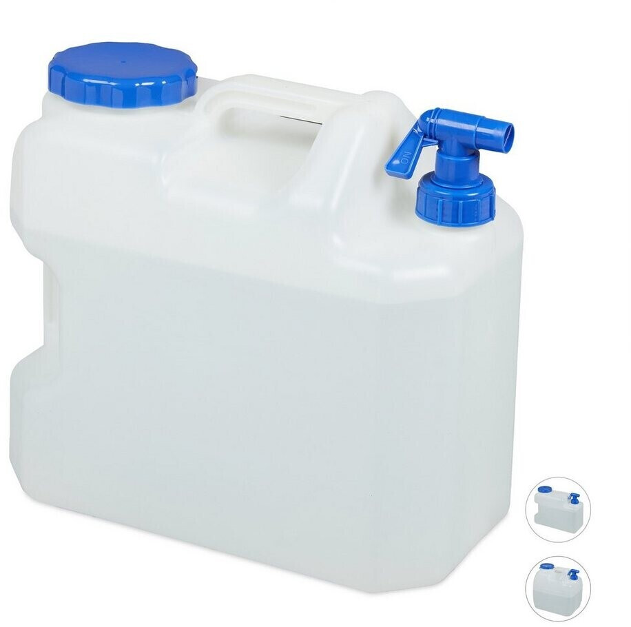 NEU plasteo 4 x 10L Getränke-Wasserkanister Blau BPA Frei + 1 AFT-Hahn, €  30,- (1230 Wien) - willhaben