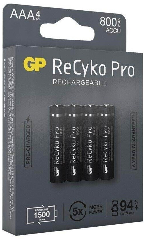 GP ReCyko Pro AAA Rechargeable (800 mAh) desde 9,99 €