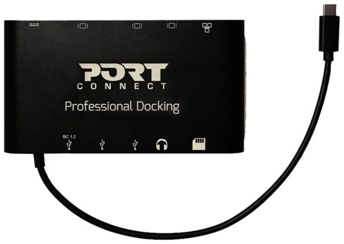 PORTDESIGNS Port Designs 900508, Ambidextre, RF Wireless + USB Type-C, 1000  DPI, Noir - souris d'Ordinateursfavorable à acheter dans notre magasin