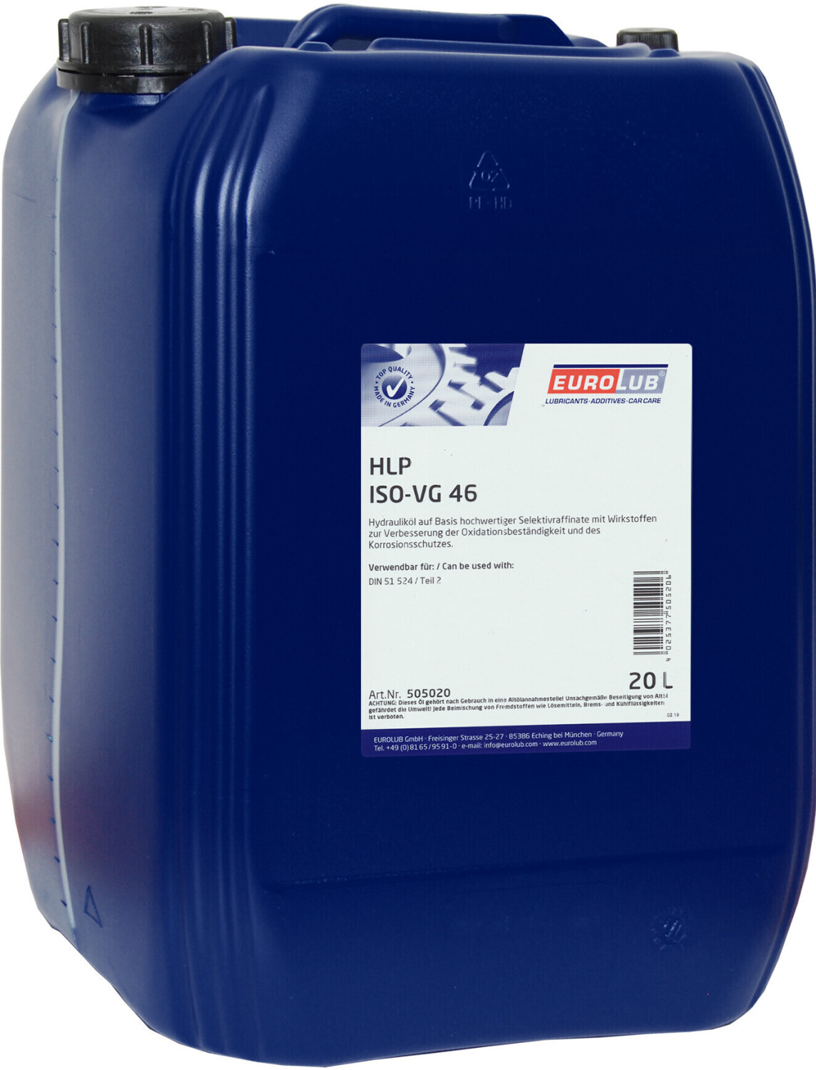 EuroLub HLP ISO-VG 46 (20l)