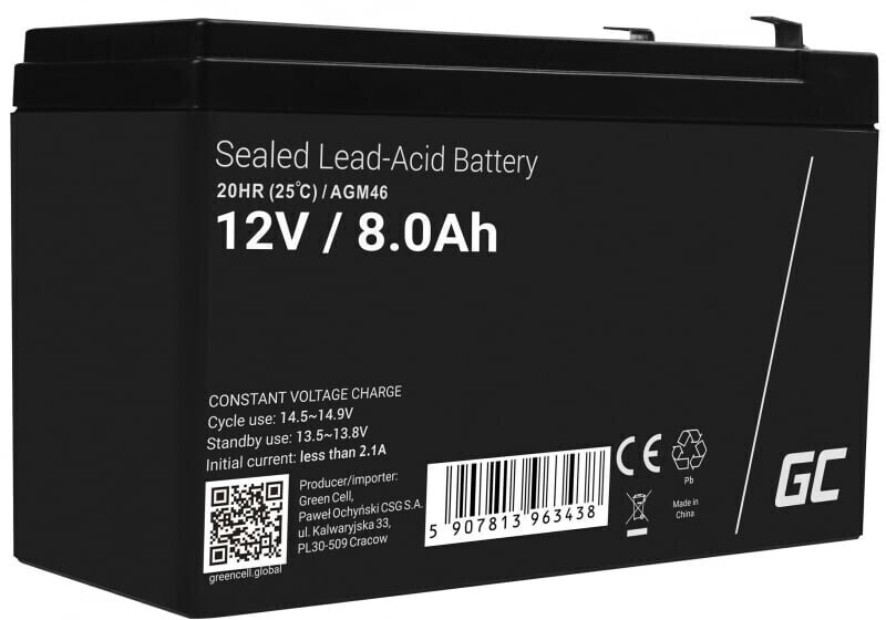 GreenCell 8Ah 12V (AGM46)