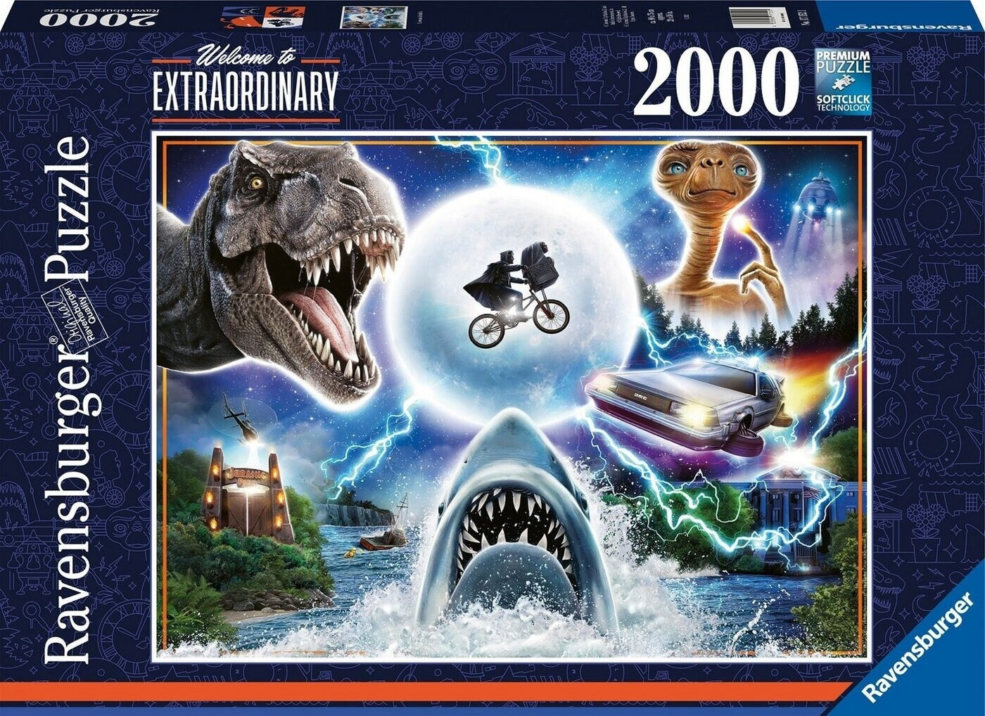 Ravensburger Les films cultes d'Universal Cinéma 2000 pièces (17152)