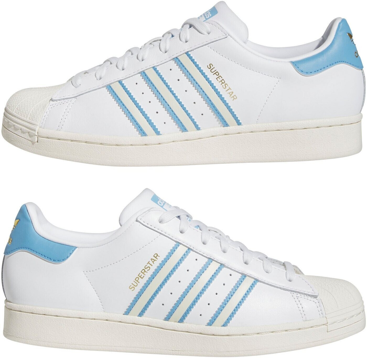Superstar adidas hellblau hotsell