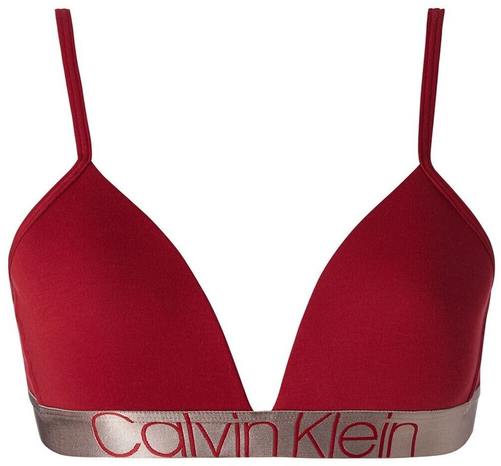 Calvin Klein Triangle Bra Light Lined Bra red ab 15,99