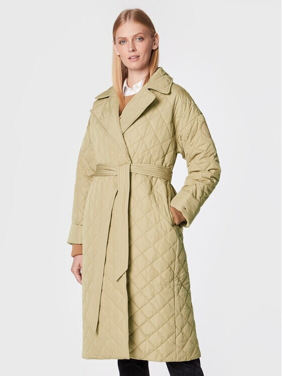 Tommy Hilfiger Sorona Quilted Coat (WW0WW35090) beige