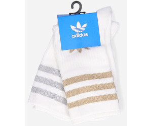 Adidas Mid-Cut white/magic | Socks € beige/grey Glitter Crew Preisvergleich 15,00 bei two Women 2-Pack ab