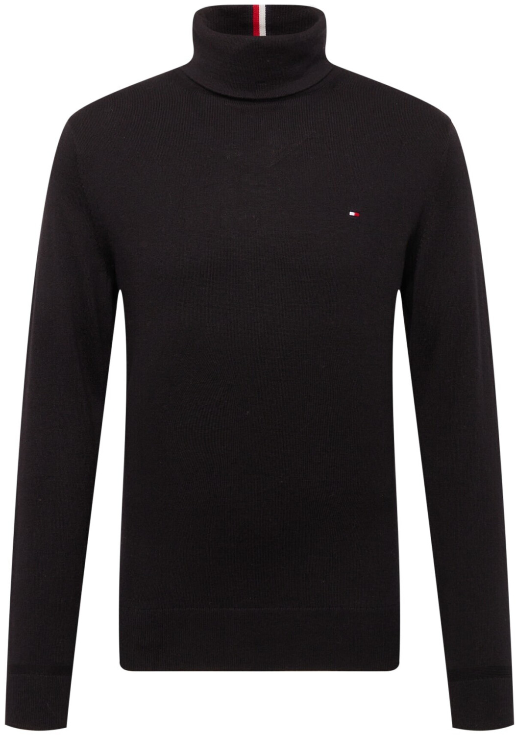 Tommy Hilfiger Cotton Cashmere Roll Neck Jumper (MW0MW28048) black