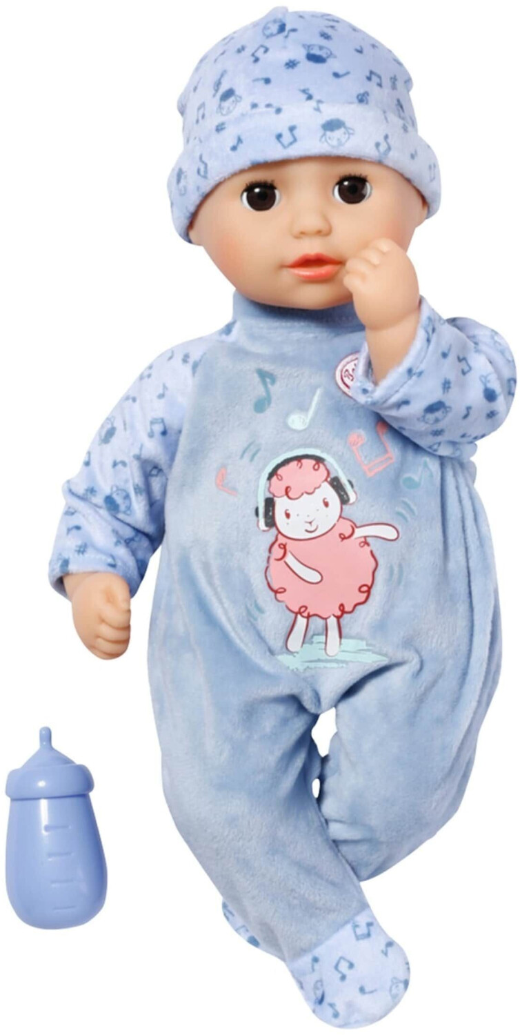 Baby Born My Real Baby Doll Annabell, Blue Eyes: Realistic Soft-Bodied Baby  Doll, Kids Ages 3+, Sound Effects, Drinks & Wets, Mouth Movements, Cries