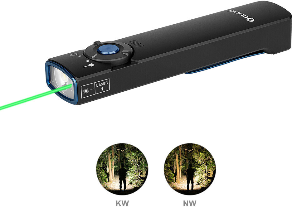 OLight Arkfeld Dual Light Source EDC Torch Black