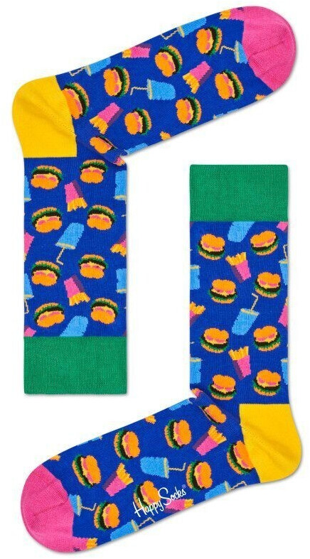Happy Socks Women's Hamburger Sock, Multicolour (Multicolour 900