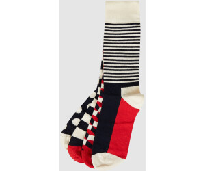 Socks Happy 27,99 (XBDO09-6002) € Preisvergleich Navy Socks Set Gift bei | ab Classic 4-Pack