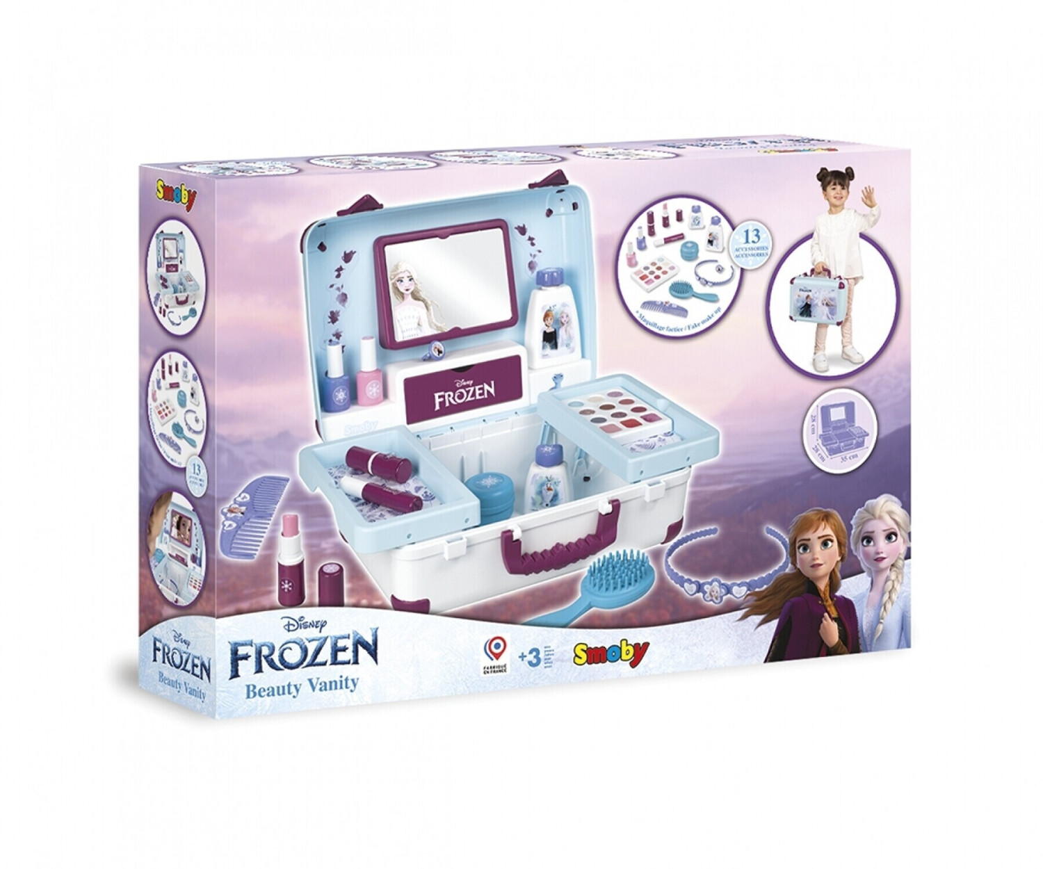 Coiffeuse 2 en 1 Frozen La Reine des Neiges Smoby - Autre jeux d'imitation