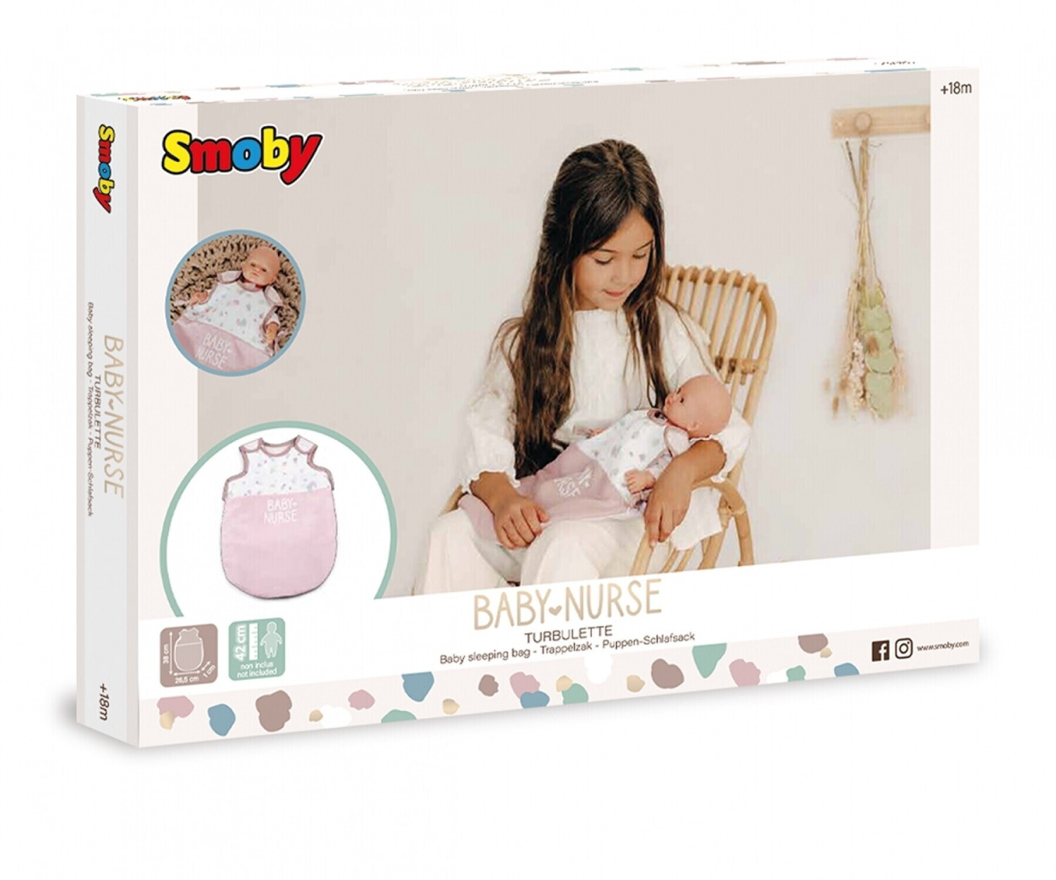 Smoby Turbulette Baby Nurse (220320WEB) au meilleur prix sur