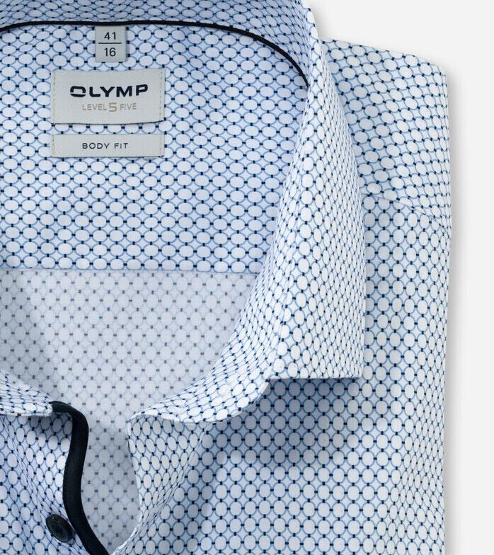OLYMP Level Five Hemd Body Fit Modern Kent bleu (2063-24-11) ab 30,00 € |  Preisvergleich bei