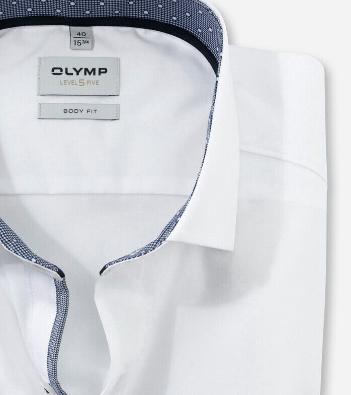 OLYMP Level Five Hemd Body Fit royal Kent weiß (20652-24-00) ab 47,96 € |  Preisvergleich bei | 