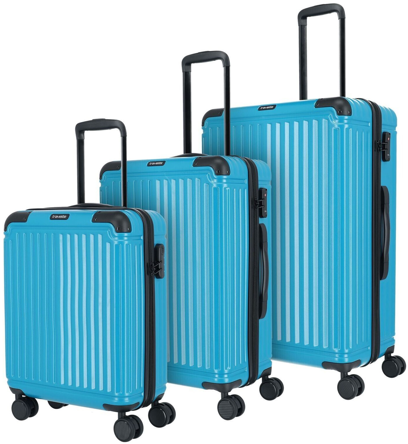 Travelite Cruise 4-Wheel-Trolley Set 55/67/77 cm (72640)