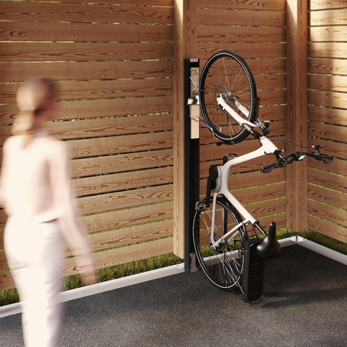 Biohort Fahrradhalter BikeMax für Gerätehaus Avantgarde, Highline