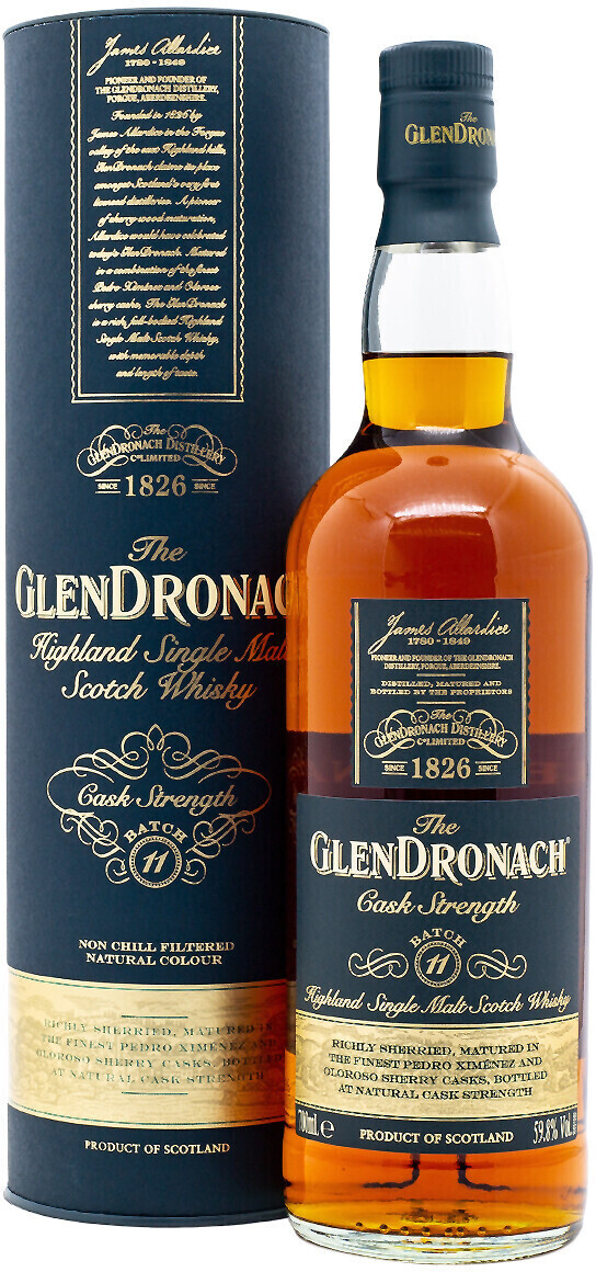Glendronach Cask Strength Batch 11 Single Malt Whisky 0,7l 59,8%