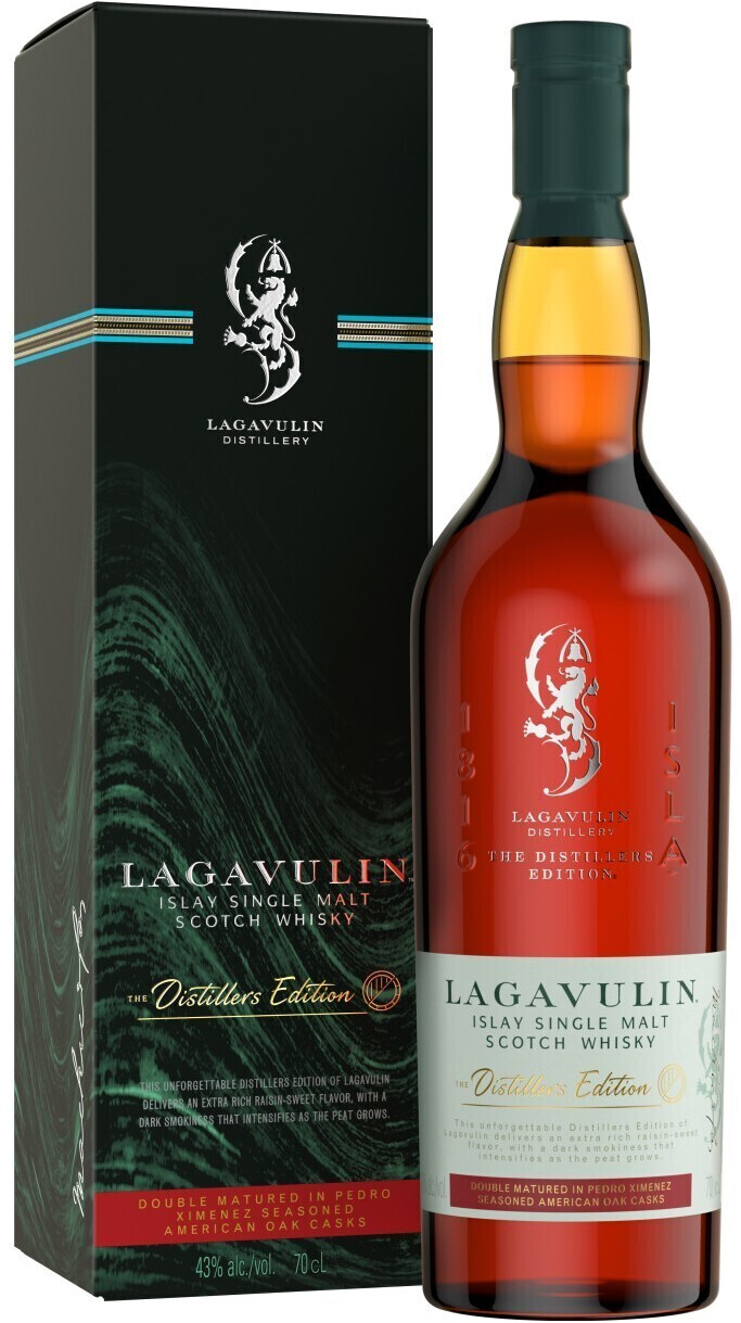 Lagavulin 2022 Distillers Edition 0,7l 43% ab 94,41 € (Februar 2024 Preise)  | Preisvergleich bei