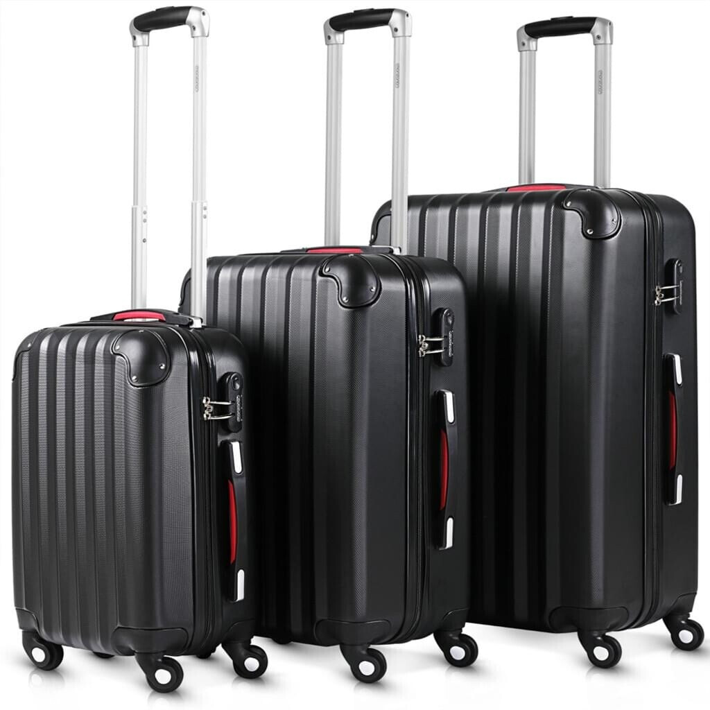 Monzana Baseline 4 Wheel Trolley Set 50/60/70 cm