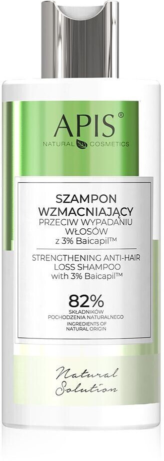 Photos - Hair Product Apis Apis Natural Solution - Strengthening Anti-Hair Loss Shampoo 3 Baicap