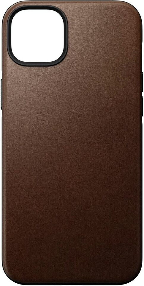 Nomad Goods Modern Leather Case (iPhone 14 Plus) Rustic Brown