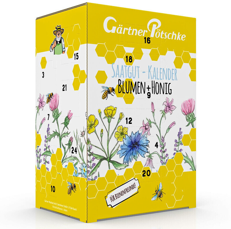 Gärtner Pötschke SaatgutAdventskalender Blumen und Honig ab 19,99