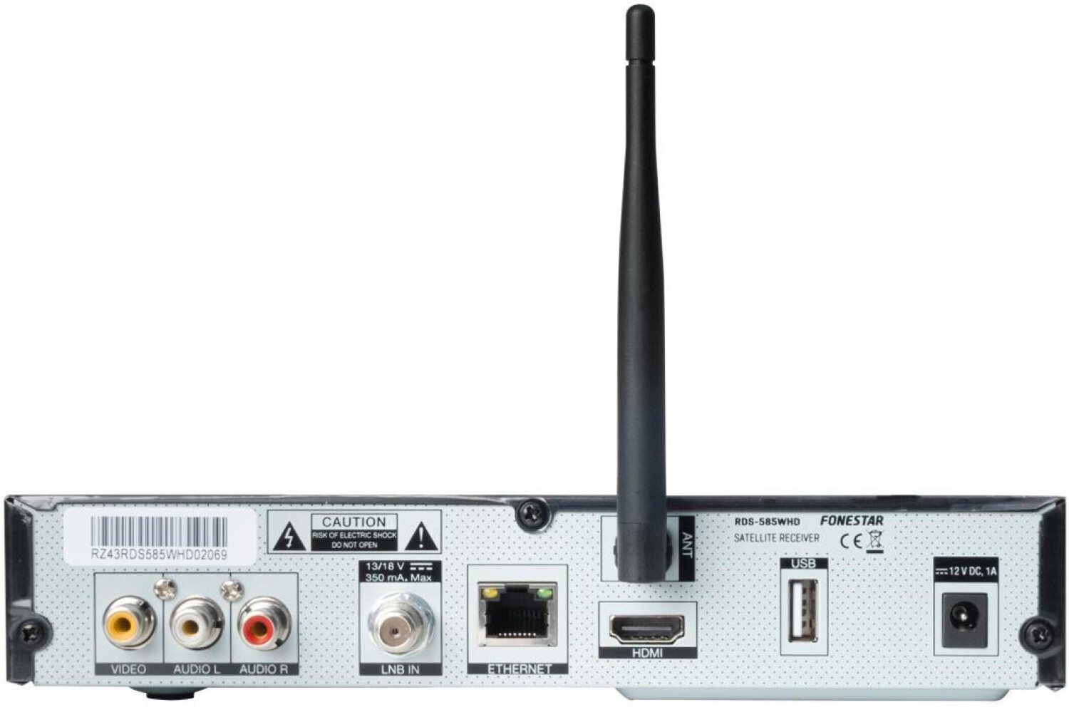 Receptor Digital Satélite DVB-S2 HD FONESTAR RDS-585WHD : Fonestar:  : Electrónica