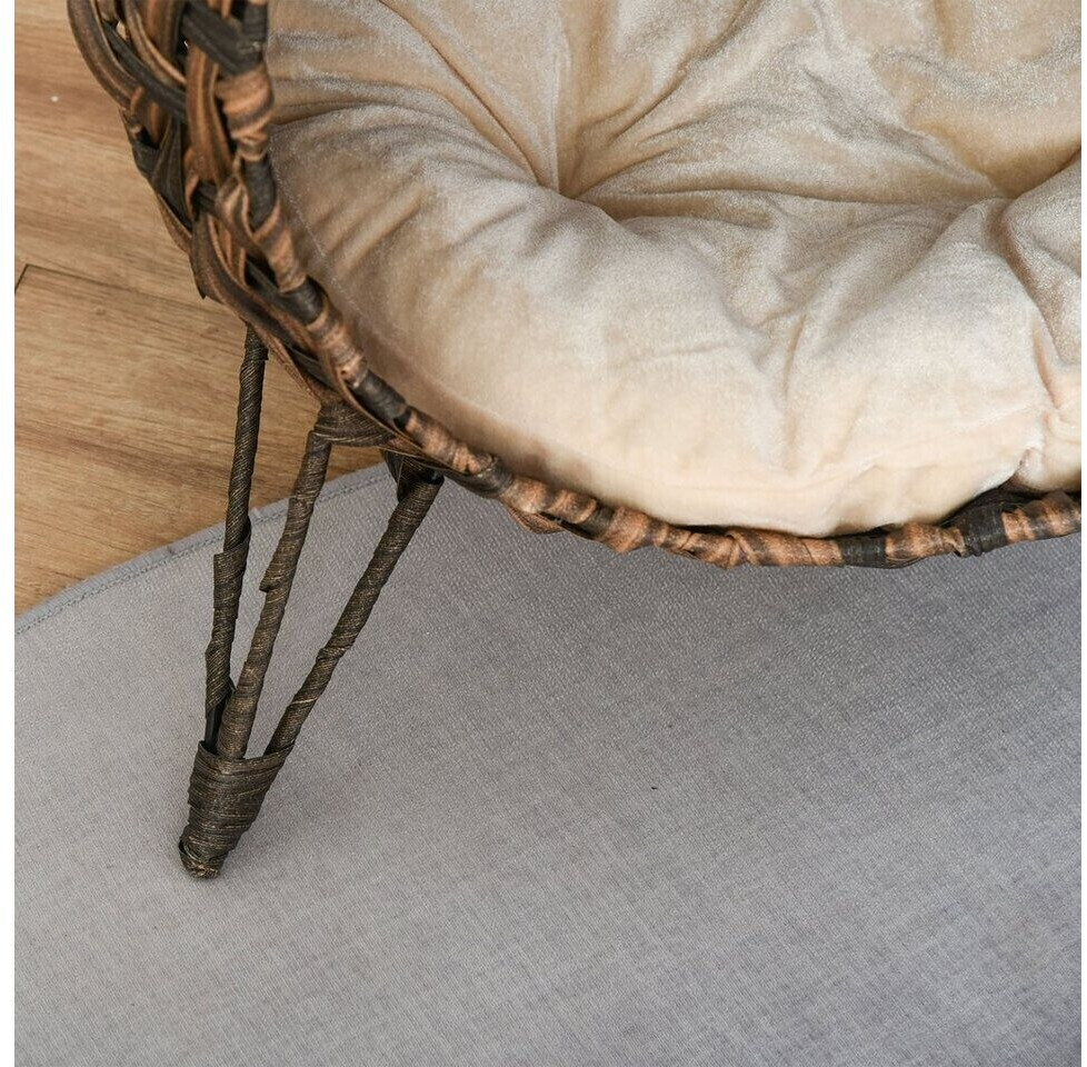 Pawhut Panier pour chat basket and feet brown