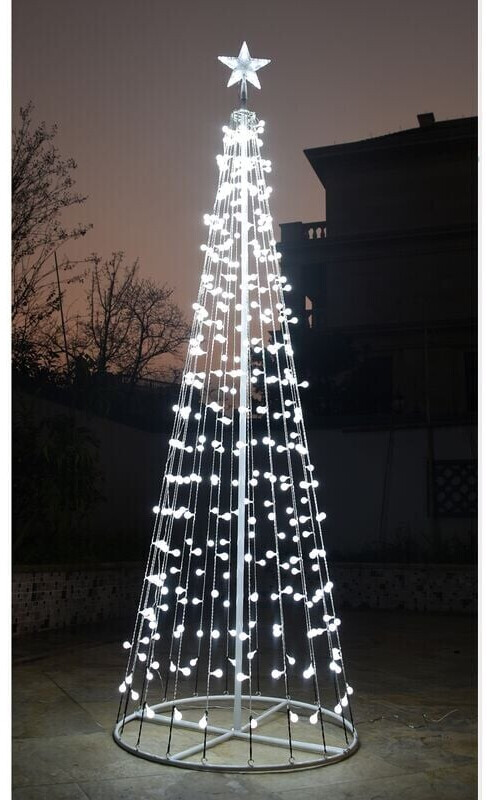 Wisdom Metal Christmas Tree 360 LEDs 210 cm