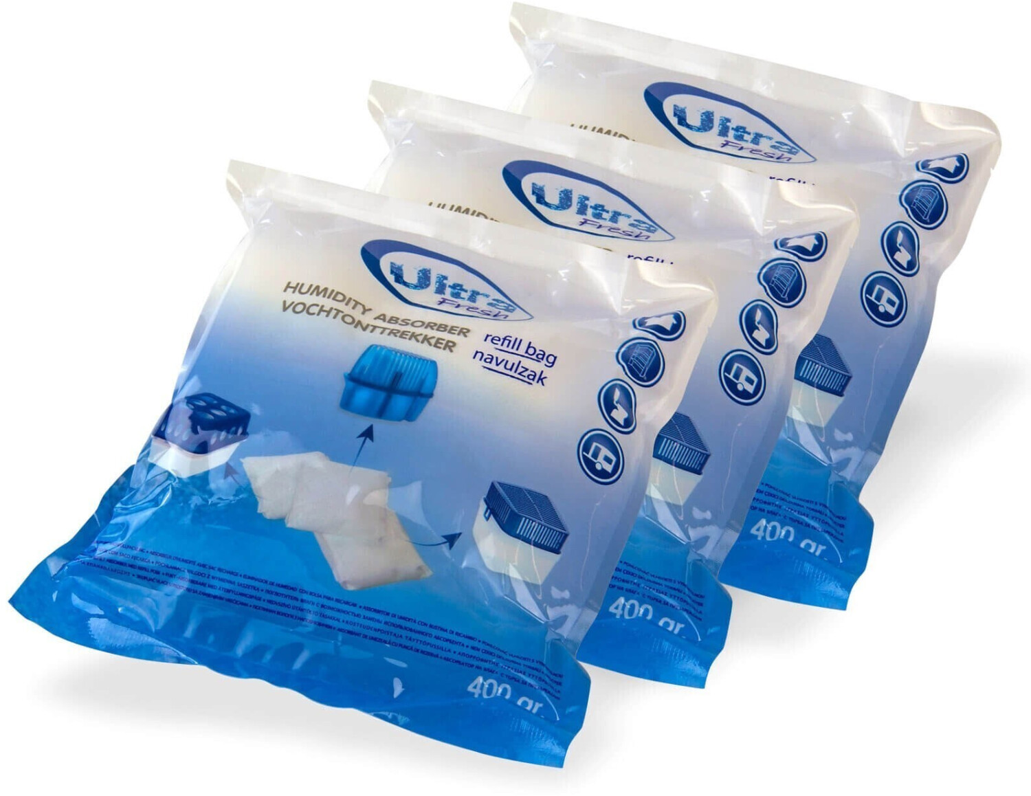 Ultra Fresh Dehumidifier Refill 3 x 400 g